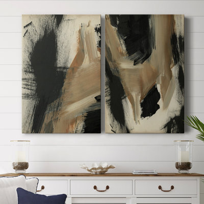 Toile tendue Baked Paintstrokes I-Premium - prête à être accrochée