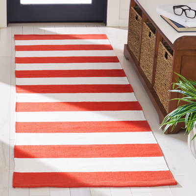 Westerlund Hand Woven Cotton Striped Rug