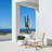 Rubberwood Outdoor Armless Lounge Chair
