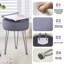 Vanity Accent Stool with Metal legs-1903850500