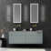 Azayleah 1-Light Black Minimalist Linear Plug-In Wall Sconce