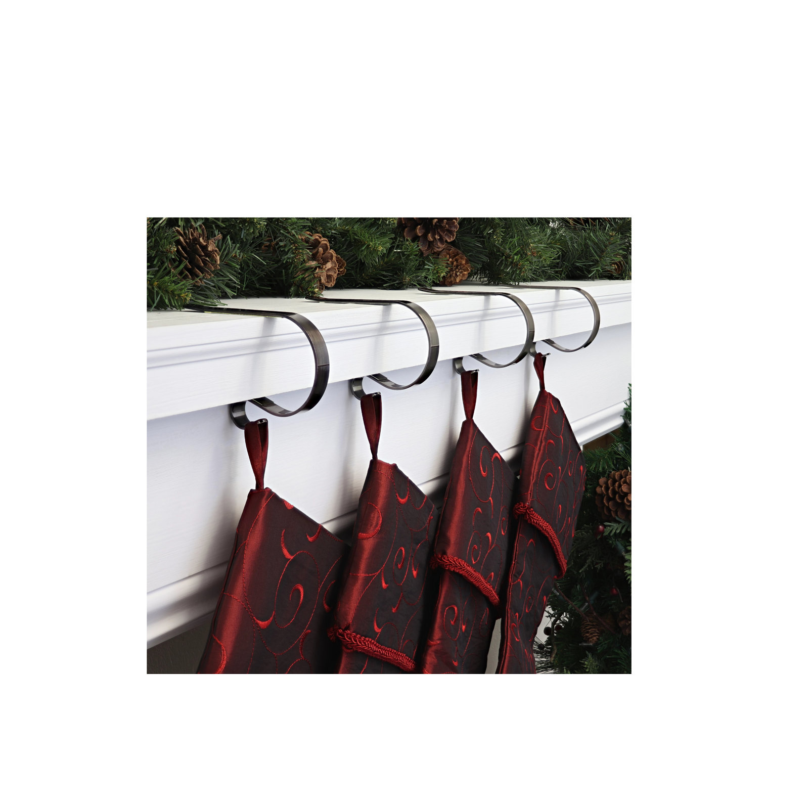 The Holiday Aisle® Stocking Holder, Oil-Rubbed Bronze