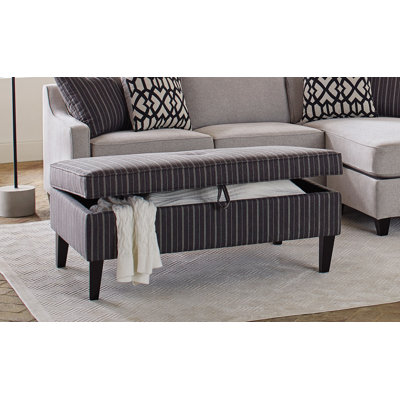 Repose-pieds rectangulaire avec rangement Kiany