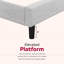 Structure de lit plateforme tapissier-1859548515