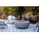 Eclipse 44" W x 17" H Concrete Outdoor Fire Pit Table