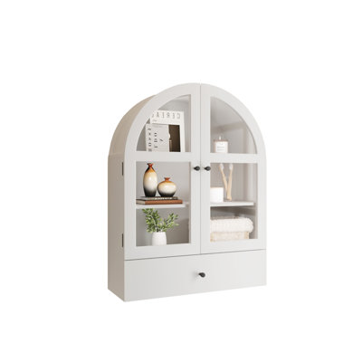 Armoire de rangement murale 31,5H pour salle de bain