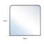 Kuddusi Metal Rectangle Mirror-729027278