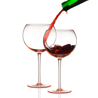 Andrejka 18.7oz. Handmade Red Wine Glass Set