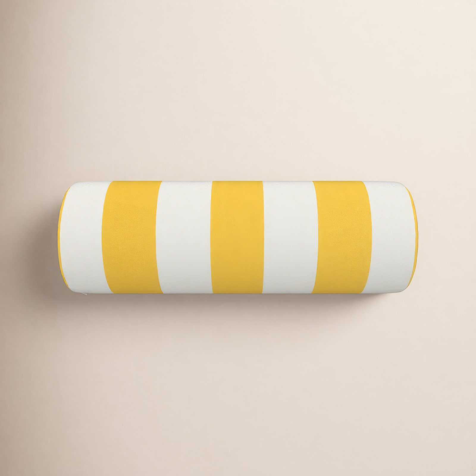 Amala Sunbrella® Pillow Cover & Insert, Sail away sunflower cabana stripe