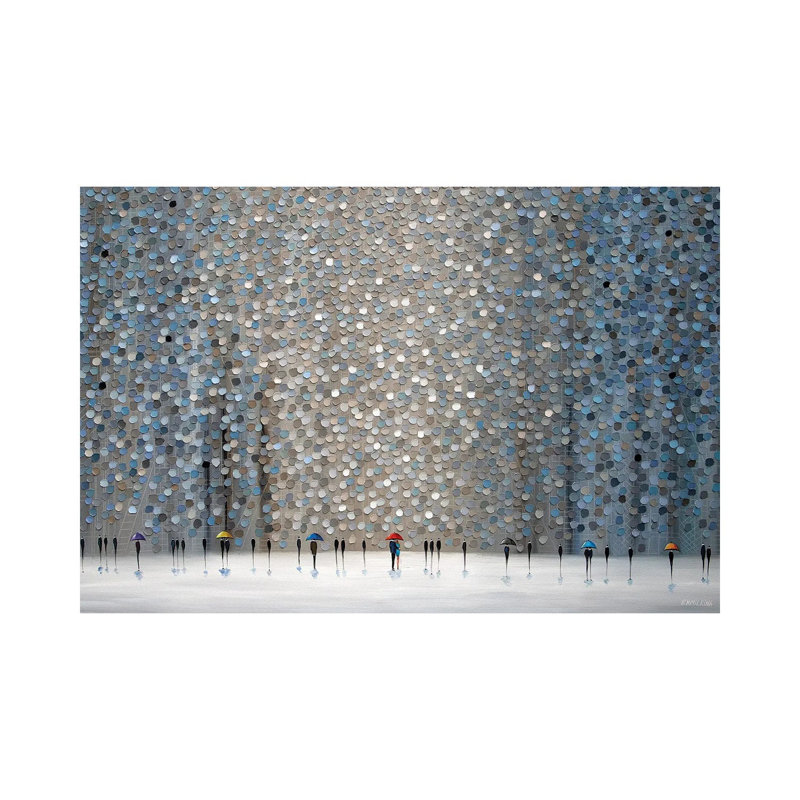 Infinity Rain - Gallery-Wrapped Canvas Giclée, 40" H x 60" W