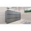 Évier de salle de bain autoportant Rheana 60 po avec lavabo en acrylique renforcé, évier droit-164552053