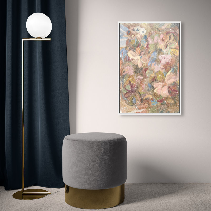 Moving Eden II Print by Oliver Gal, 25"H x 17"W, White Floater Frame