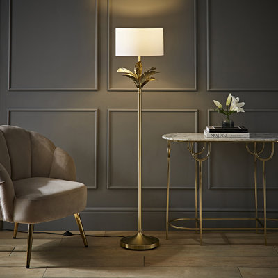 Waynesfield 157.5cm Polished Traditional Floor Lamp