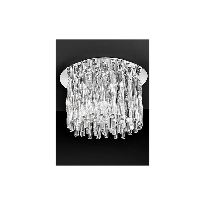 Sabine Glass Flush Mount