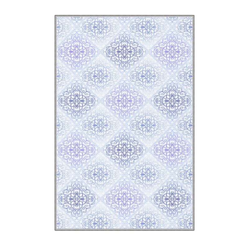 Antibacterial Hall Carpet, 3D Digital Printed, 3.3 x 4.9 ft | 100% Polyester, 0.3 in Pile Height, Non-Slip Underside, Machine Washable, Durable & Easy Care | Perfect for Living Room, Entryway & Home Décor