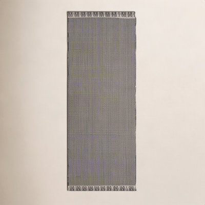 Bester Hand-Woven Geometric Cotton Rug