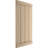 Rustic Four Board Joined Board-n-Batten Faux Wood Shutters w/End Batten (Per Pair)-71284490-88966511-88966513