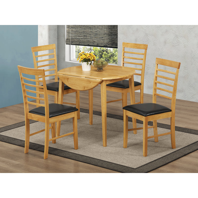 Bowerbank Extendable Round Solid Wood Dining Table