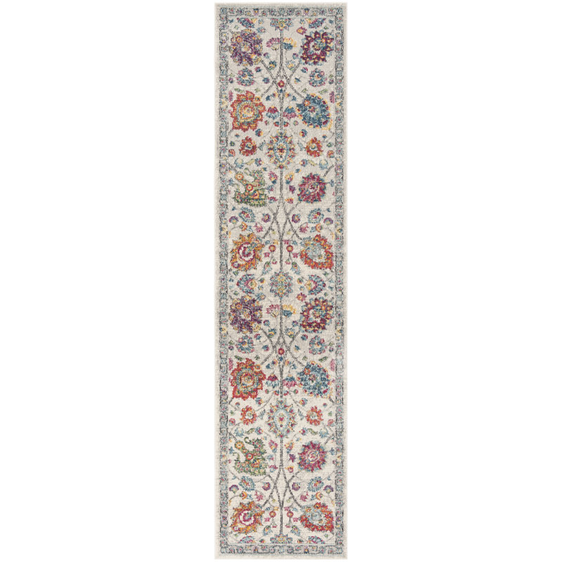 Gonzales Oriental Hand Woven Area Rug, Runner 61 x 244 cm