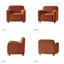 Titouan 35'' Wide Lamb Wool Upholstered Teddy Armchair with Solid Wood Legs-366004507