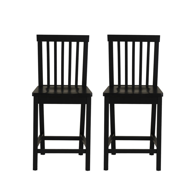 Ensemble de tabouret de comptoir Percival, Noir, noir, noir, noir