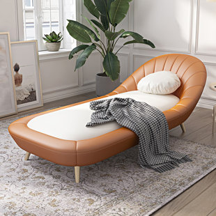 Chaise longue rembourrée Modern