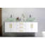 Ensemble de meuble-lavabo mural double-626859700