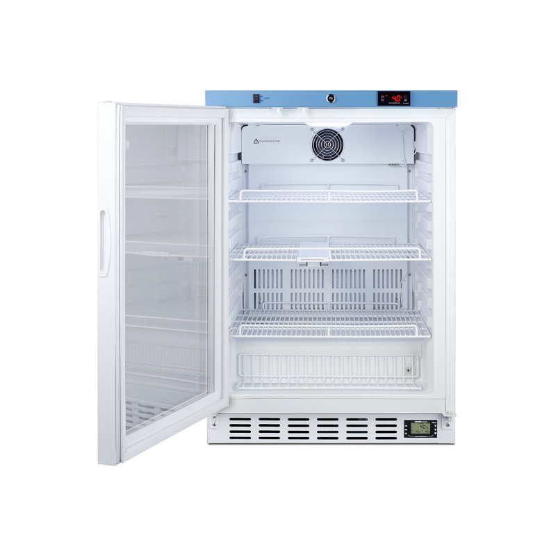 EQtemp 24" Wide Built-In Healthcare Refrigerator, Left Hand Swing