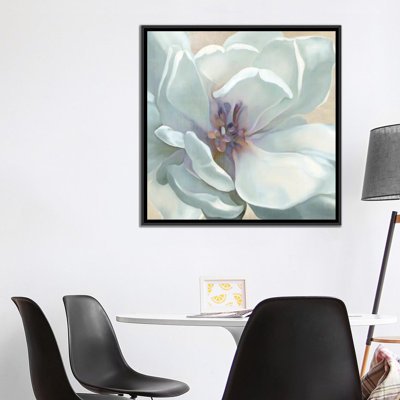 « irisé fleuri », impression sur toile tendue