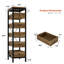 39.9cm W Metal Shelving Unit
