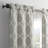 Pairs to Go Vickery Printed Trellis Rod Pocket Window Curtain Panel Pair-24428951-24428950