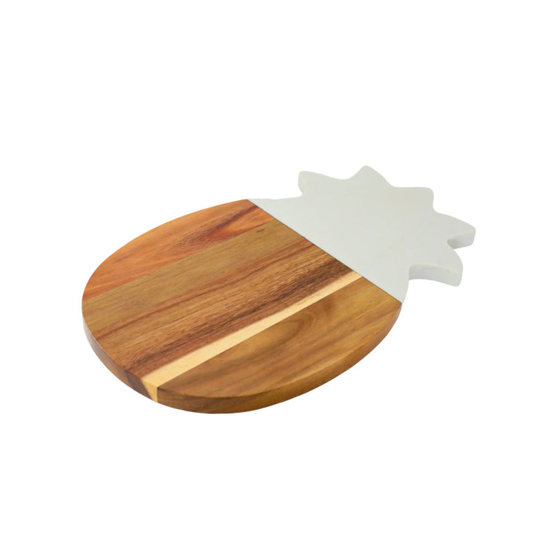Wood Cutting Board, White