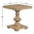 Saralou Solid Wood Top End Table-1818859533