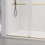 Porte en verre trempé épais pour salle de bain