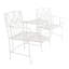 Wrought Iron Outdoor Bench-1785937629