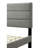 Gray Fabric King Sized Bed In A Box - Charging Headboard Channel