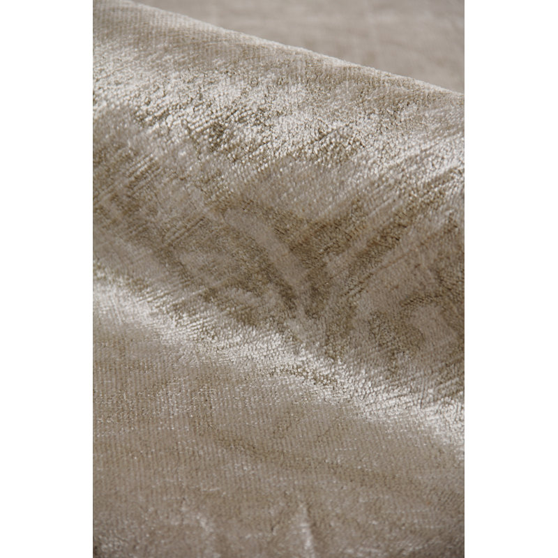 Koda Ikat Handmade Synthetic Area Rug in Beige/Brown, Rectangle 10' x 14'