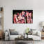 Intense Flamingo Gaze Bird Flamingo Tropical Wall Art Print by Jeffrey C. Sink - 1 Piece Wrapped Canvas Wall Art-1702631199