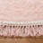 Hardrigg Handwoven Cotton Area Rug in Pink/Ivory-1082996571