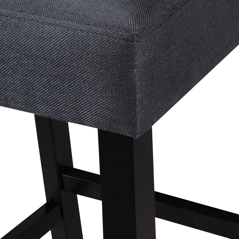Tabouret de bar Markson Kd pour îlot de cuisine, Gris clair