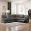 Canapé modulaire inclinable électrique 104 po avec console multifonction 104 po-1258248887