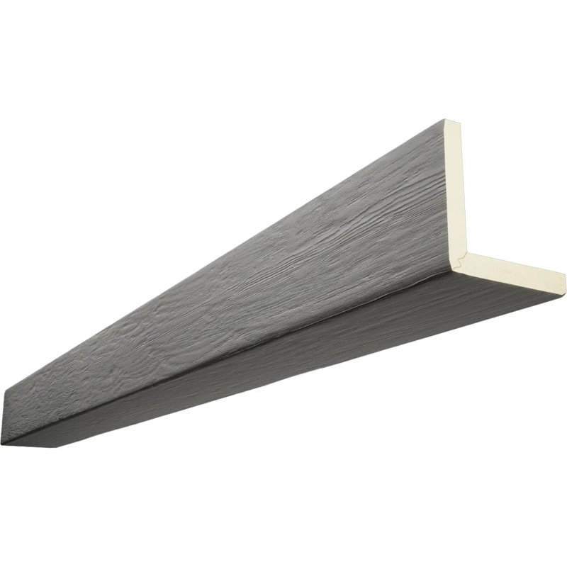 Planche de poutre en faux bois Endurathane sablé, H 8 po x l 8 po, Seashell, 18 pi L