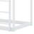 Arja Twin Over Twin Bunk Bed, Rubber Wood House Bed Frame-949605993