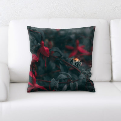 Microsuede Reversible Throw Pillow