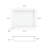 14"x12" Stainless Steel 18 Gauge White Cream Rectangular Recessed Shower Niche No Tile Needed