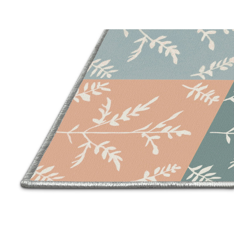 Tapis Blush Petals, Rectangle 6 pi x 9 pi