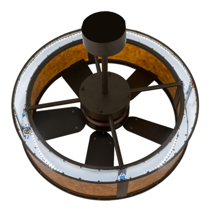 Smythe Craftsman LED Downrod Ceiling Fan