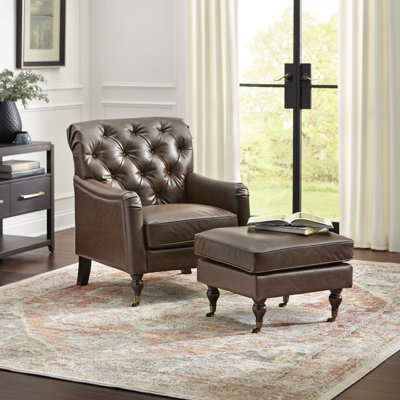 Fauteuil et repose-pieds Gambrell