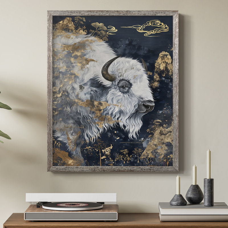 ANIMALS Series CXLVII, reproduction encadrée - bois massif, H 21 po x l 17 po