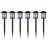 6-Piece Solar Outdoor Lights Set - Weather-Resistant Outdoor Lighting for Path, Landscaping, and Driveway - LED Light Fixtures by Pure Garden